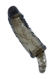 Baile - Guaina estensibile per pene - Nero - Lunghezza 115 mm - Diametro 35 mm - Erotiekvoordeel.nl