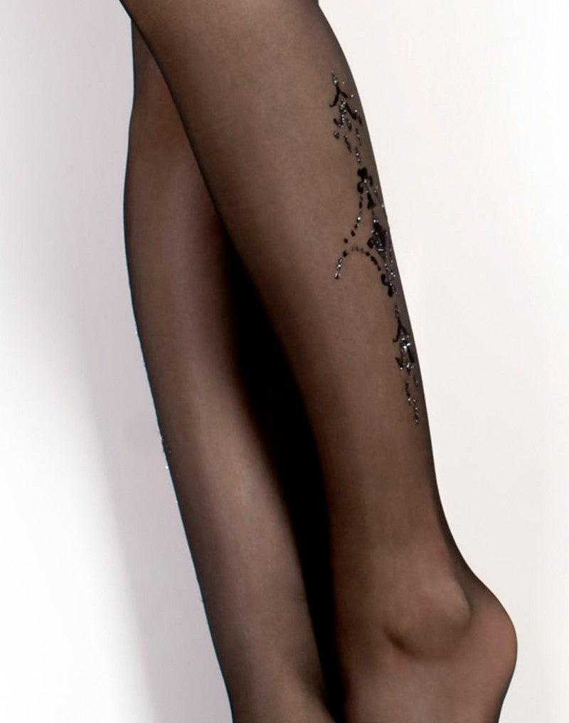 Ballerina - Hold Up Kousen - Sonata - 20 denier - Zwart-Erotiekvoordeel.nl