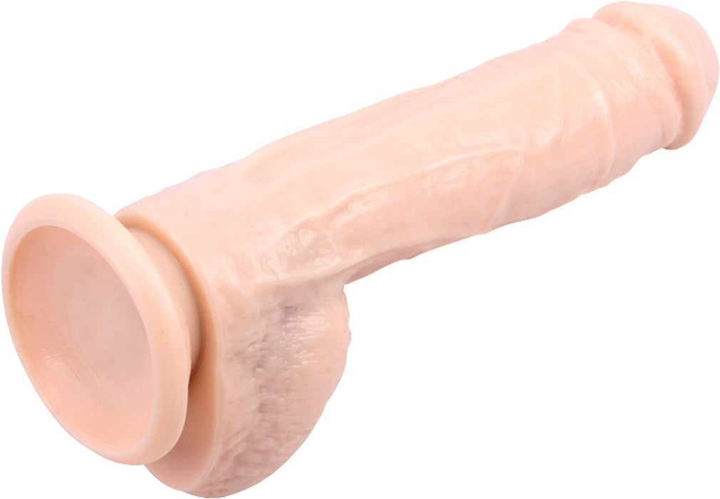 Ballsy Supercock - Alexander Lee Dildo - 25.5 x 5 cm - Lichte Huidskleur-Erotiekvoordeel.nl