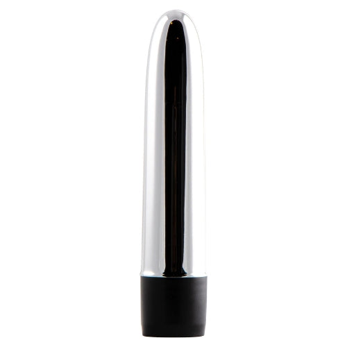 Vibratore a bastone Basic - 12,5 cm - Argento-Erotiekvoordeel.nl