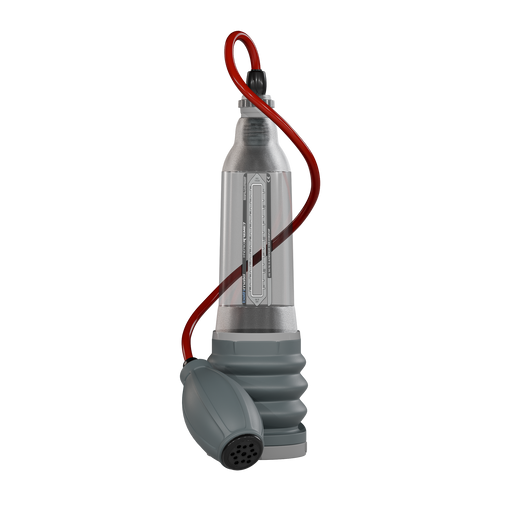 Bathmate - HydroXtreme 7 - Pompe seule - Rouge/Gris/Transparent - Laced-up.nl