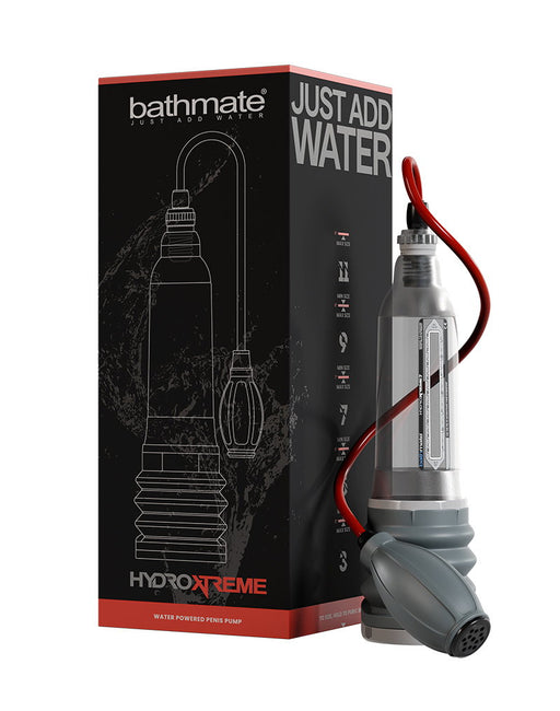 Bathmate - HydroXtreme 7 - Pompe seule - Rouge/Gris/Transparent - Laced-up.nl