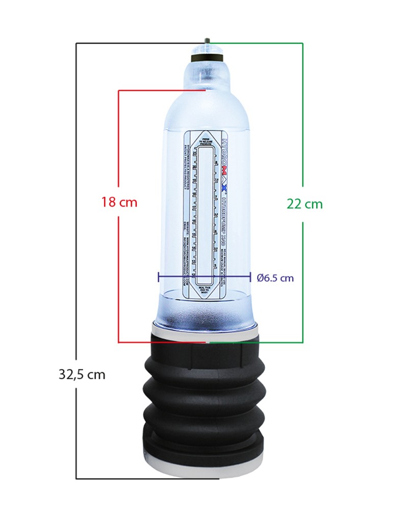Bathmate - Pompe à pénis Hydromax 9 - Transparent - Erotiekvoordeel.nl