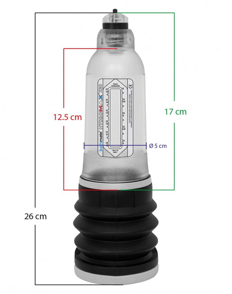 Bathmate - Hydromax X20 Xtreme - Penispumpe - Transparant-Erotiekvoordeel.nl