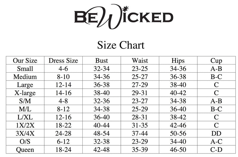 Be Wicked - Ariana - Bodysuit - Black-Erotiekvoordeel.nl