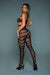 Be Wicked - Crazy For You - Bodystocking - Zwart - Plus Size-Erotiekvoordeel.nl