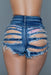 Be Wicked - Curves For Days - Denim Shorts - Blauw-Erotiekvoordeel.nl