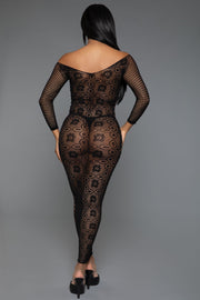 Be Wicked - Late Last Night Night - Vestido de encaje - Negro - Talla única-Erotiekvoordeel.nl