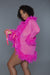 Be Wicked - Lux - Robe met Veren - Hot Pink - One Size-Erotiekvoordeel.nl