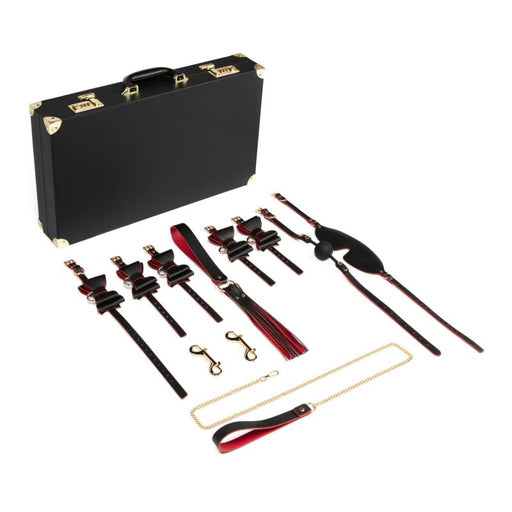 Bedroom Fantasies - Complete BDSM Play Case - 11-piece - PU Leather-Erotiekvoordeel.nl