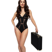 Bedroom Fantasies - Kompletter BDSM-Spielkoffer - 13-teilig - PU-Leder - Erotiekvoordeel.nl