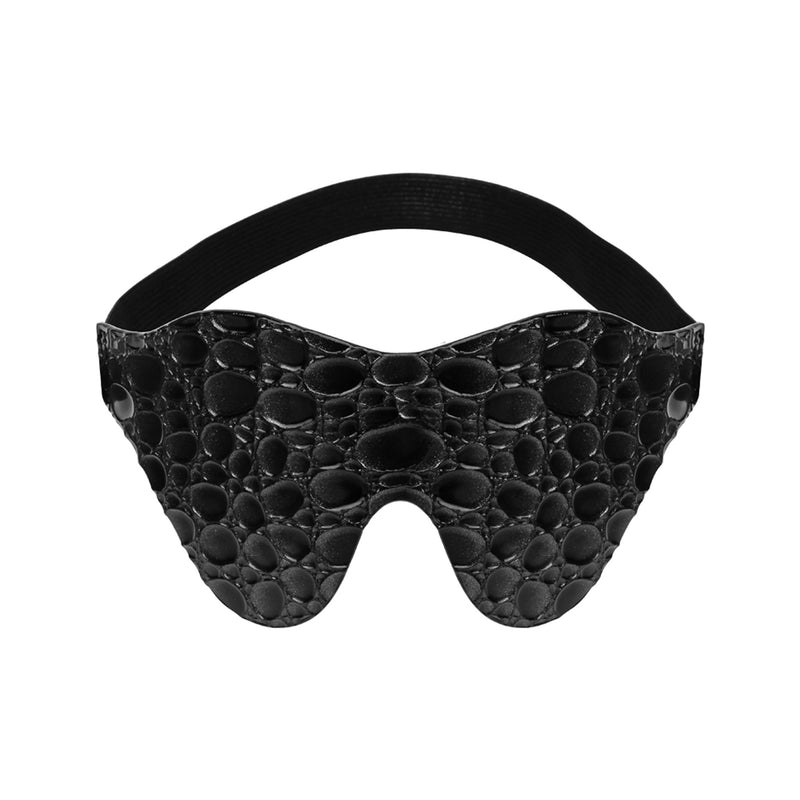 Behave! - Love is Blind - Blinddoek - Druppel Motief - PU Leer - Zwart-Erotiekvoordeel.nl