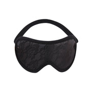 Behave! - Temptation Bondage Kit - Polsboeien en Blinddoek - Zwart-Erotiekvoordeel.nl