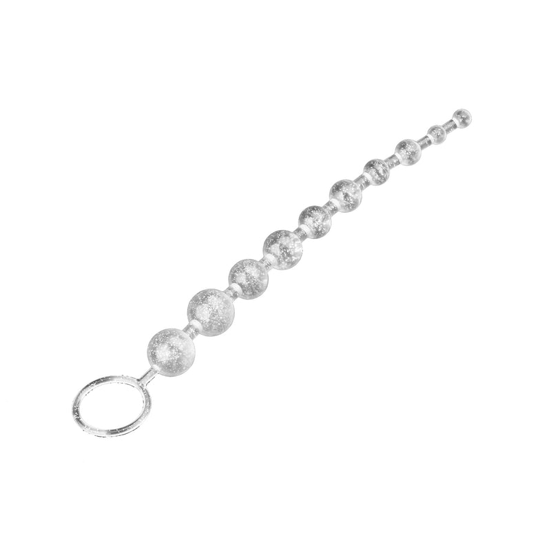 Being Fetish - Anal Beads - 32.5 cm - PVC - Transparent - Erotiekvoordeel.nl