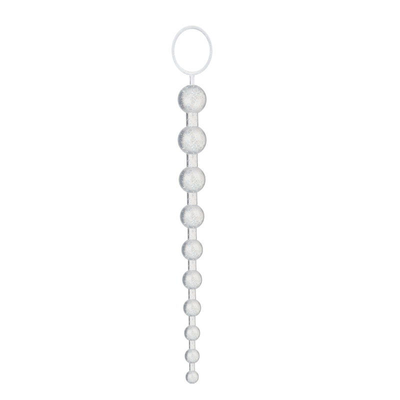 Being Fetish - Anal Beads - 32.5 cm - PVC - Transparent - Erotiekvoordeel.nl