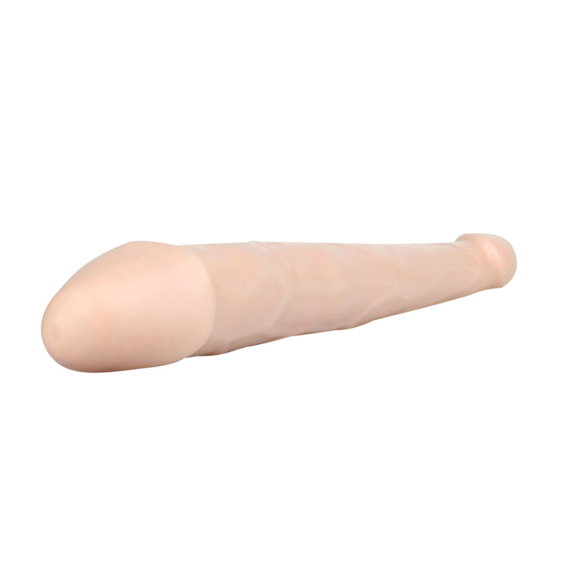 Being Fetish - Podwójny Dildo - PVC - 40 Cm - Jasny Kolor Skóry - Erotiekvoordeel.nl