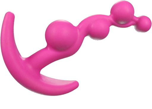 Being Fetish - Hook N' Up - Plug anal con protuberancias - Rosa-Erotiekvoordeel.nl