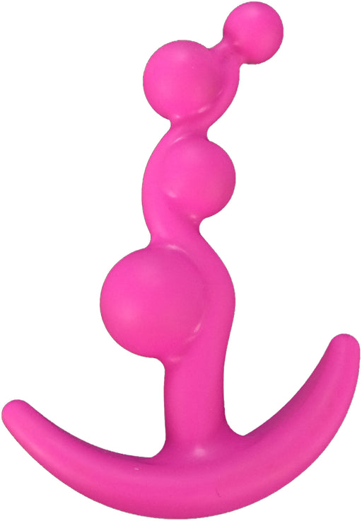 Being Fetish - Hook N' Up - Plug anal con protuberancias - Rosa-Erotiekvoordeel.nl