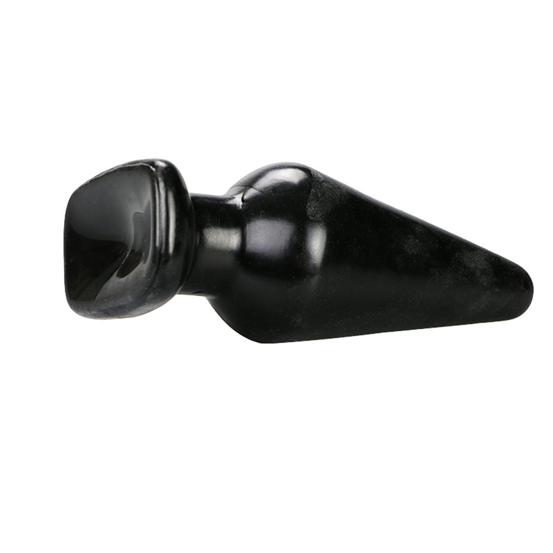 Being Fetish - Plug anal clásico - PVC - Negro - Diámetro 60 mm-Erotiekvoordeel.nl