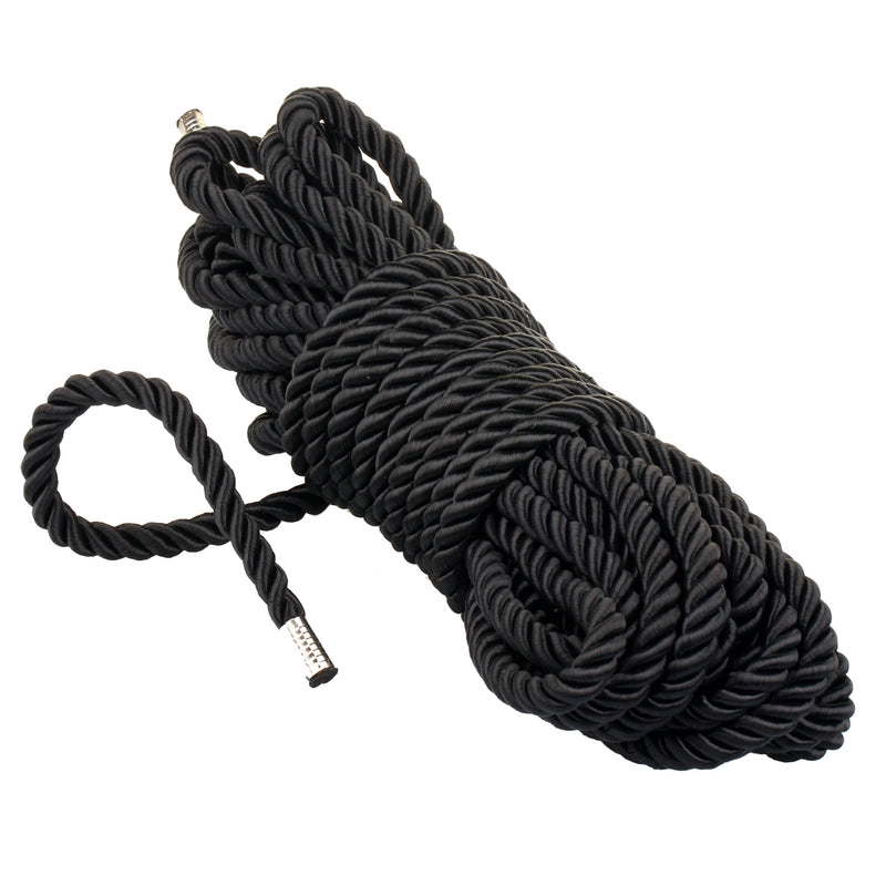 Being Fetish - Cuerda de bondage Magic Touch Deluxe Silky - 10 metros - Negro-Erotiekvoordeel.nl