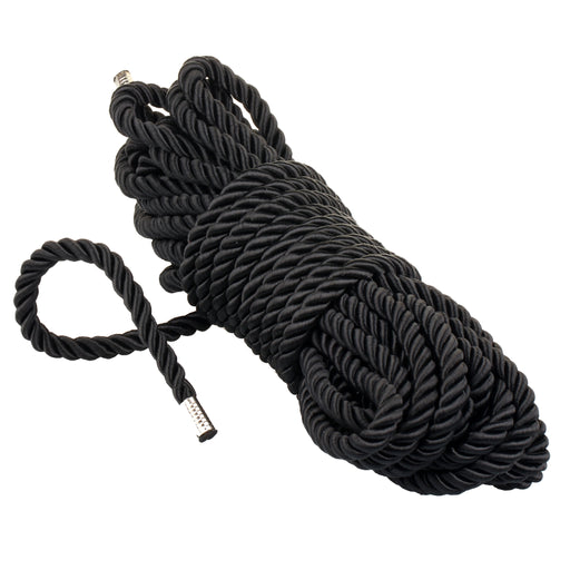 Being Fetish - Magic Touch Deluxe Silky Bondagetouw - 10 meter - Zwart-Erotiekvoordeel.nl