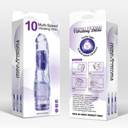 Being Fetish - Dildo vibrante a più velocità - Viola-Erotiekvoordeel.nl