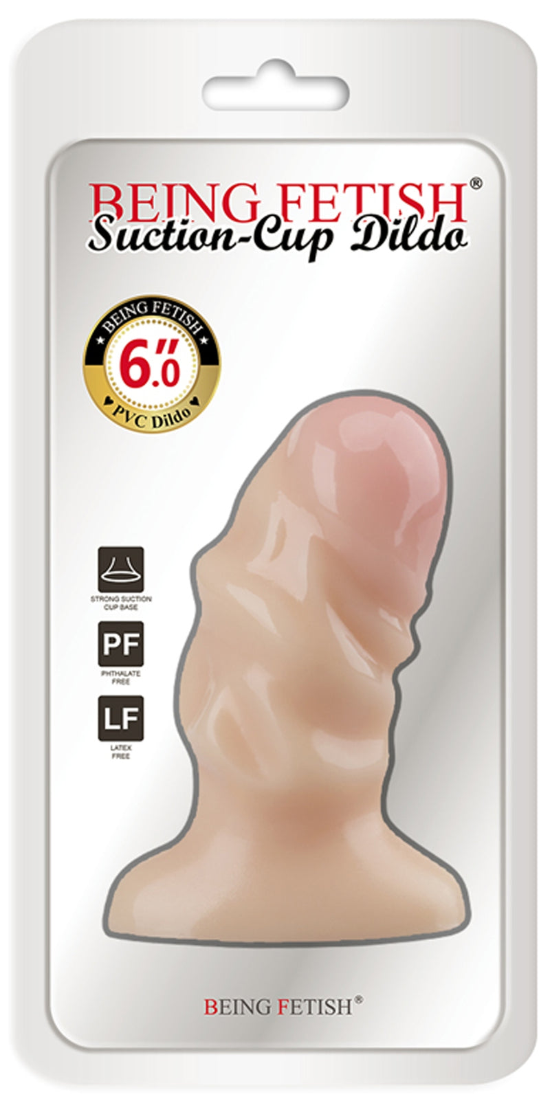 Being Fetish - Gode en PVC - 10 cm – Teint clair-Erotiekvoordeel.nl