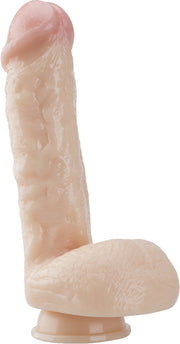 Being Fetish - PVC-Dildo - 19 cm - Helle Hautfarbe - Erotiekvoordeel.nl