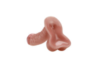 Being Fetish - PVC-Dildo 21,5 cm - Helle Hautfarbe - Erotiekvoordeel.nl