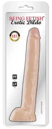 Being Fetish - Dildo in PVC - 29 cm – Colore pelle chiaro-Erotiekvoordeel.nl