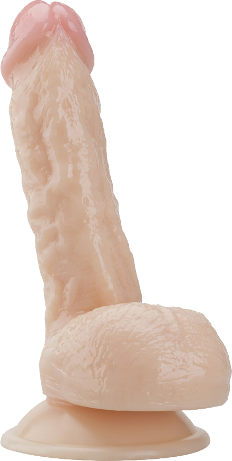 Being Fetish - Gode en PVC avec ventouse - 19 cm - Teint clair-Erotiekvoordeel.nl