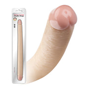 Being Fetish - Doppio dildo realistico in PVC 48,5 cm – Colore pelle chiaro - Erotiekvoordeel.nl