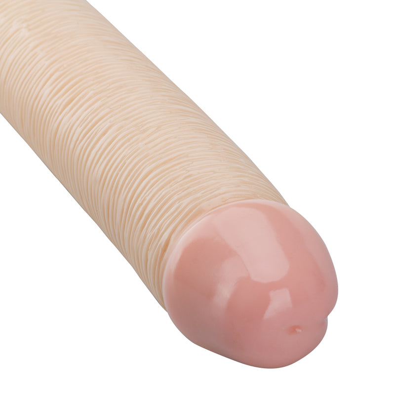 Being Fetish - Dildo doppio realistico in PVC 48,5 cm – Colore pelle chiaro-Erotiekvoordeel.nl