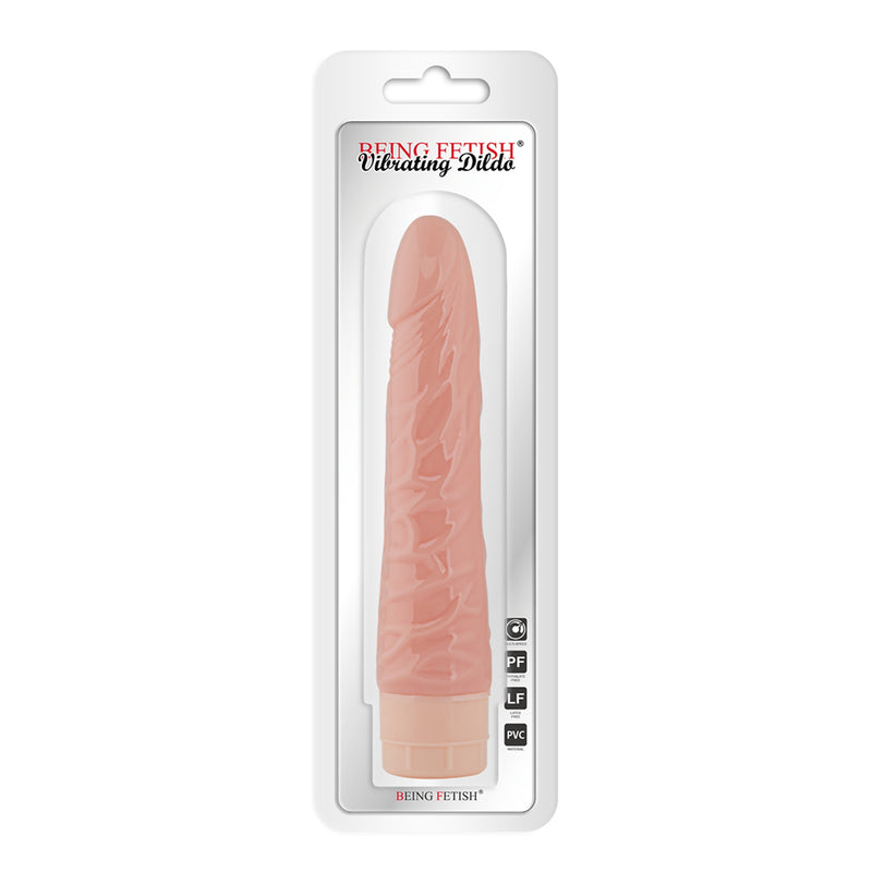 Being Fetish - PVC - Gode vibrant - 19,8 cm – Teint clair-Erotiekvoordeel.nl