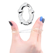 Being Fetish - Set de anillos para el pene elásticos de goma - 3 unidades - Transparente-Erotiekvoordeel.nl