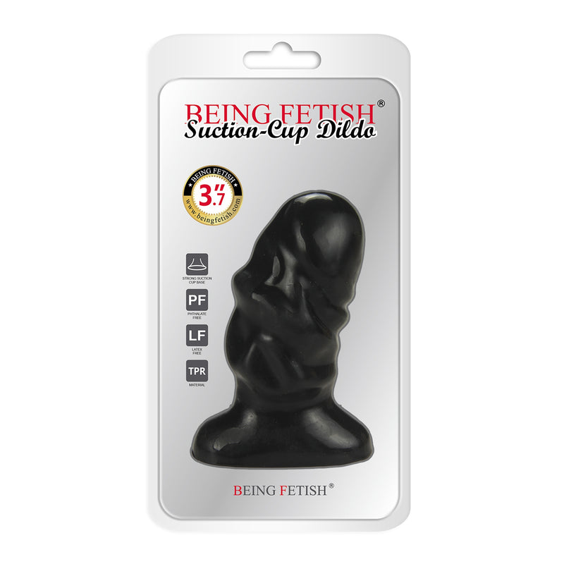 Being Fetish – Gode en TPR – 10,2 cm – Noir – Erotiekvoordeel.nl