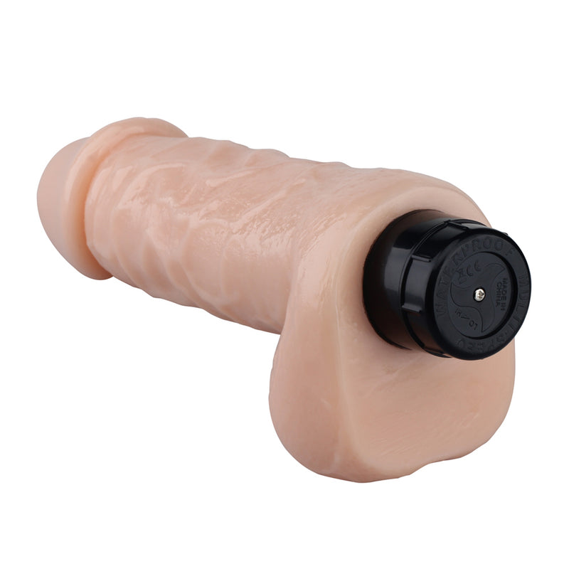 Being Fetish - Vibrating Dildo - 20.5 cm – Light Skin Tone-Erotiekvoordeel.nl
