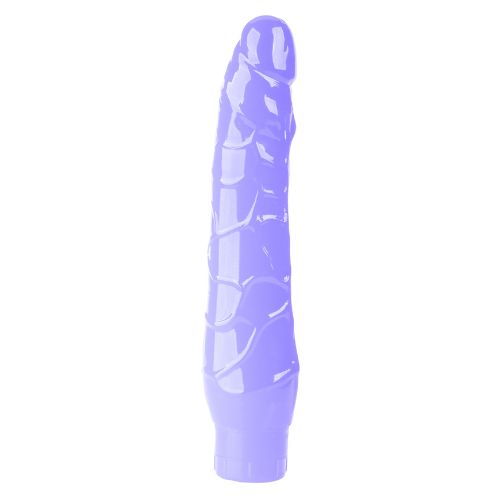 Being Fetish - Dildo vibrante - 25 cm - Batterie - Lilla-Erotiekvoordeel.nl