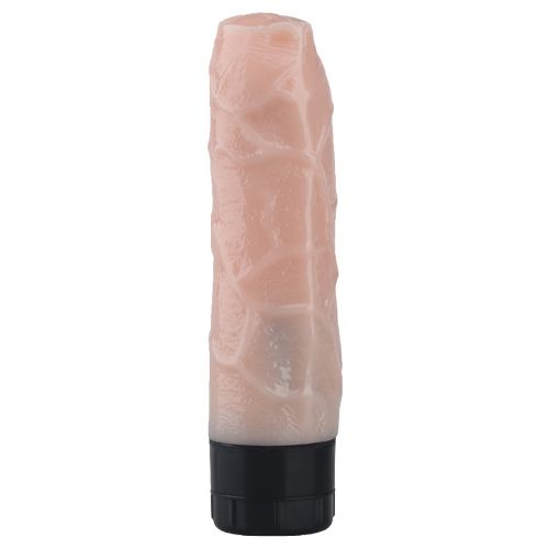 Being Fetish - Wibrujący Dildo - Na Baterie - 16,5 Cm - Jasny Kolor Skóry - Erotiekvoordeel.nl