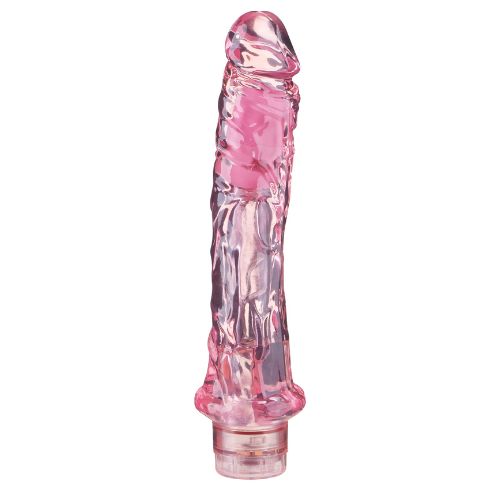 Being Fetish - Vibrating Dildo - Realistic Vibrator - 25 cm - Pink-Erotiekvoordeel.nl