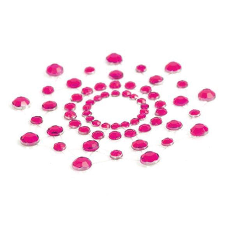 Bijoux Indiscrets - Mimi - Rhinestone Nipple Stickers - Nipple Covers - Pink-Erotiekvoordeel.nl