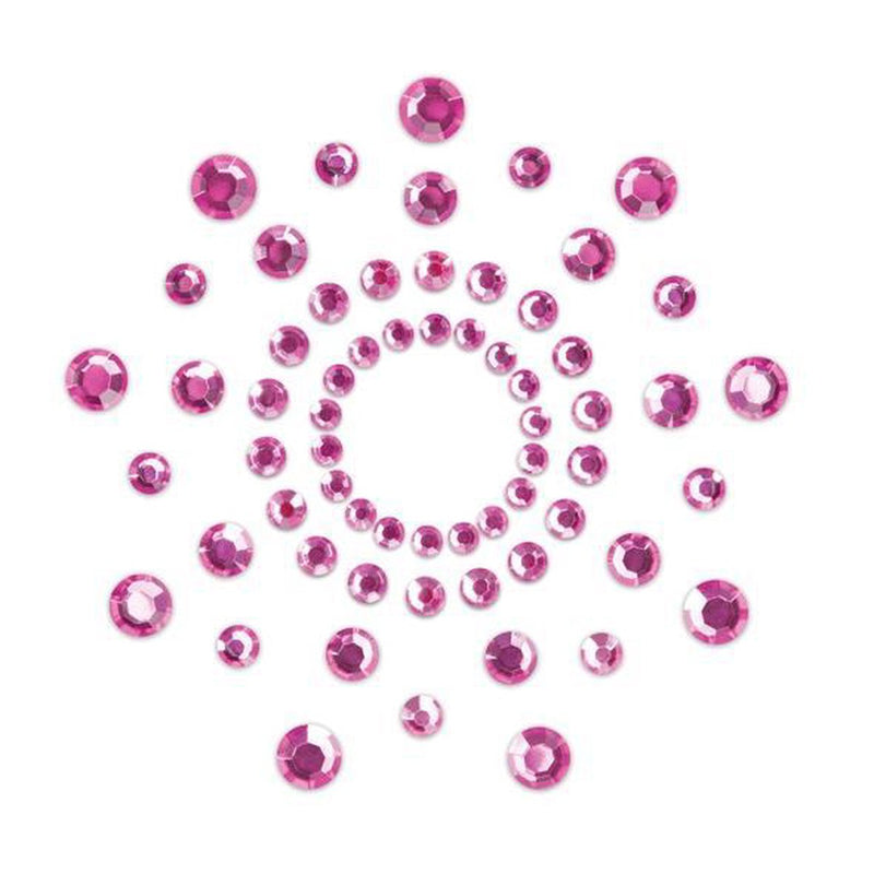 Bijoux Indiscrets - Mimi - Rhinestone Nipple Stickers - Nipple Covers - Pink - Erotiekvoordeel.nl