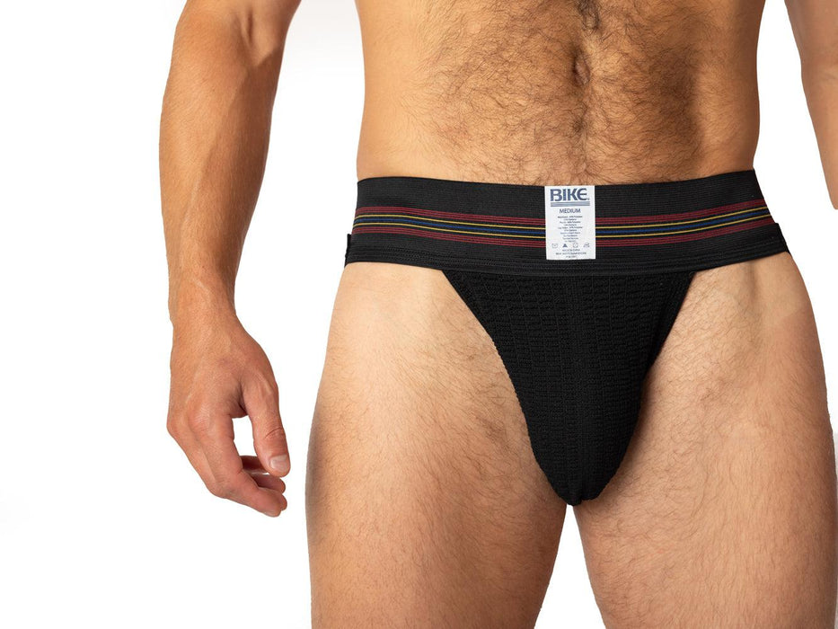 Bike Original - Jockstrap Herenslip - Elastische Tailleband 7,5 cm - Zwart-Erotiekvoordeel.nl