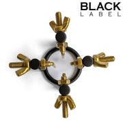 Black Label - 4-Way Urethrale Stretcher - Zwart/Goud-Erotiekvoordeel.nl