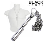 Black Label - Inhalateur d'arômes - Acier inoxydable - Avec chaîne - Erotiekvoordeel.nl
