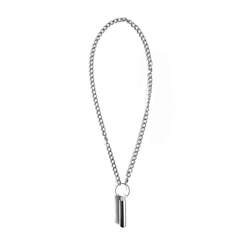 Black Label - Inhalateur d'arômes - Acier inoxydable - Avec chaîne - Erotiekvoordeel.nl