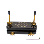 Black Label - Ball Crusher met Spikes - Zwart/Goud-Erotiekvoordeel.nl