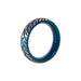 Black Label - Blue Racer Cockring - RVS - Blauw/Zilver-Erotiekvoordeel.nl