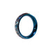 Black Label - Blue Wave Cockring - RVS - Blauw/Zilver-Erotiekvoordeel.nl