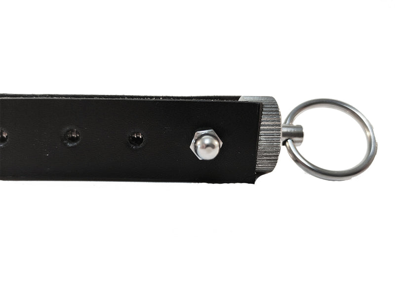 Black Label - Cinghie per il seno - 2 pezzi - Pelle - Nero-Erotiekvoordeel.nl